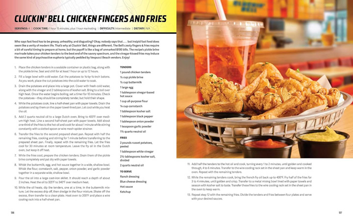 Страница из кулинарного сборника GTA №8