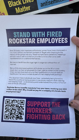 Раздача листовок