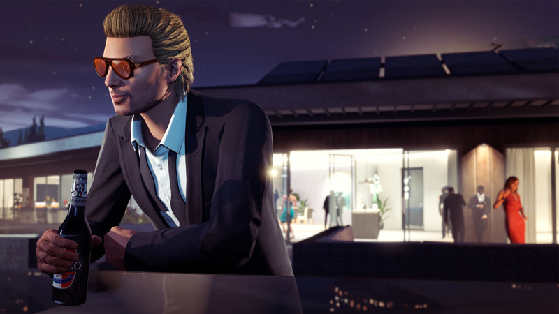 Вечеринка в особняке.