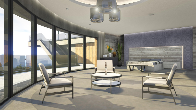 Главная и гостевая спальни