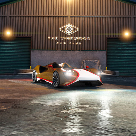 Progen Luiva в автоклубе Вайнвуда.