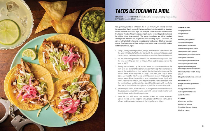 Страница из неофициальной кулинарной книги по GTA.