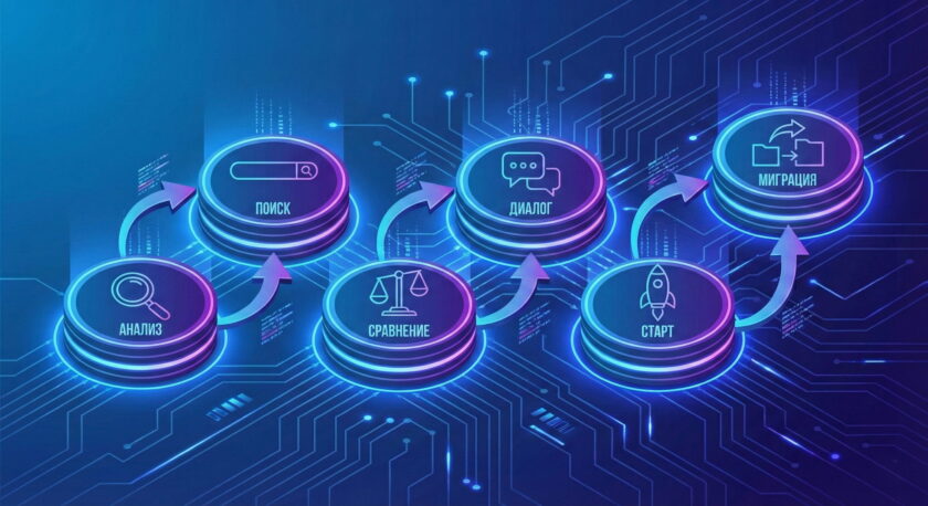 Шаги выбора сервера: от поиска до миграции и старта