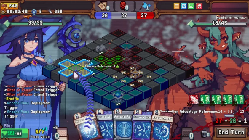 Rainbow Legends: карточный рогалик с захватом территорий