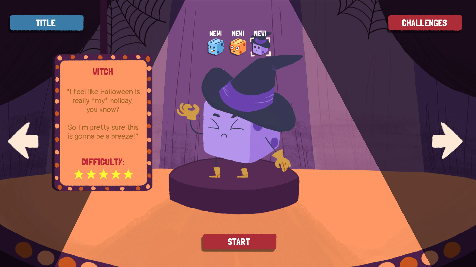 Dicey Dungeons combat showing dice being assigned to equipment cards