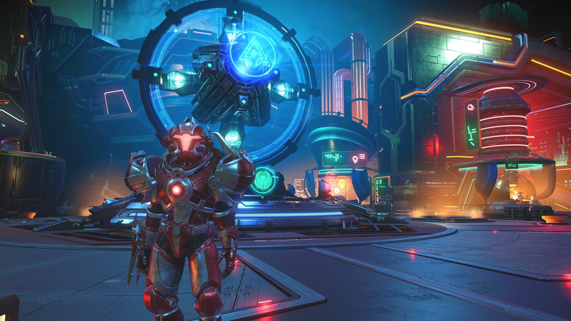 The Hive's giant weapon