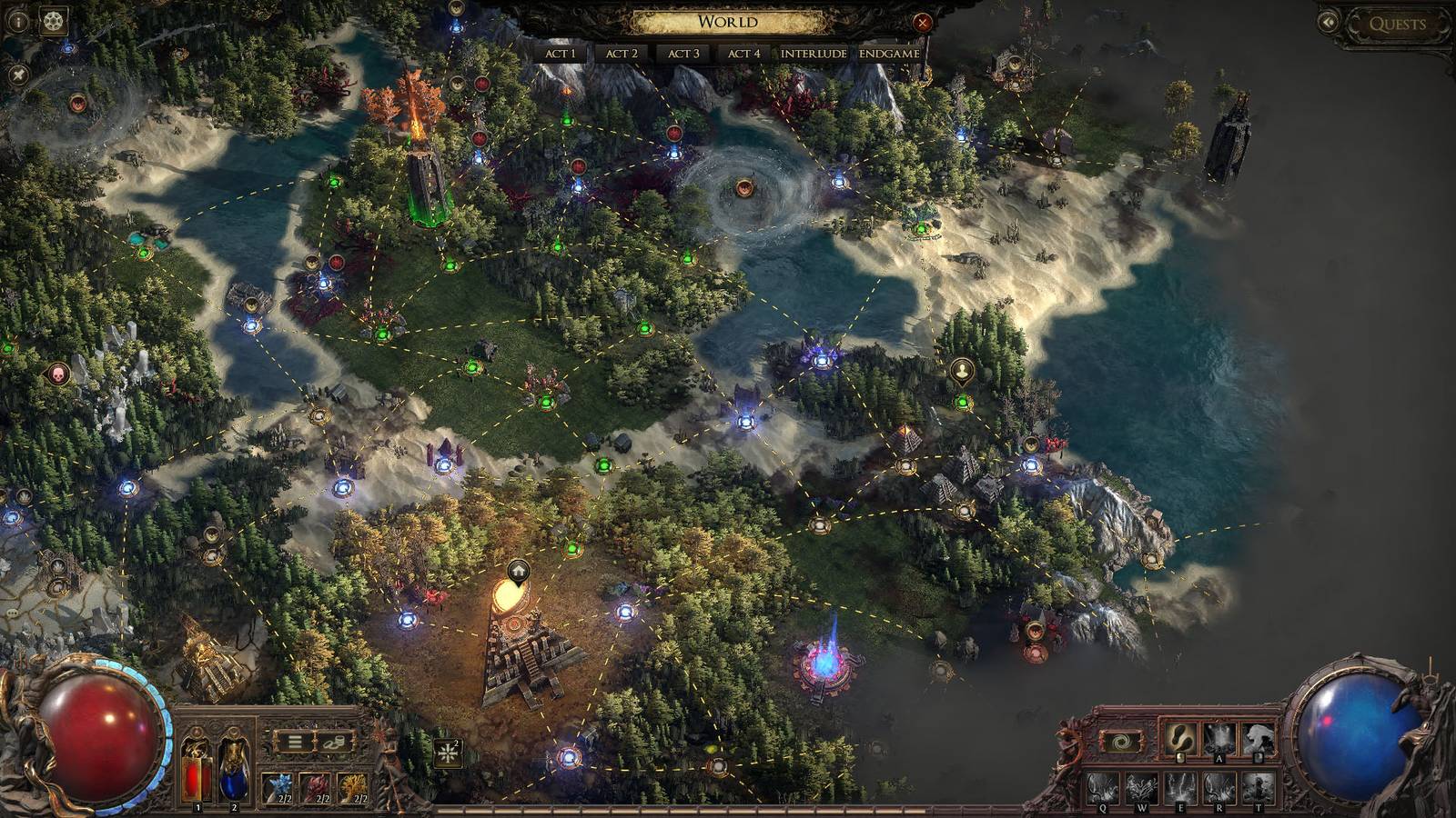 Path of Exile 2 Return of the Ancients endgame map
