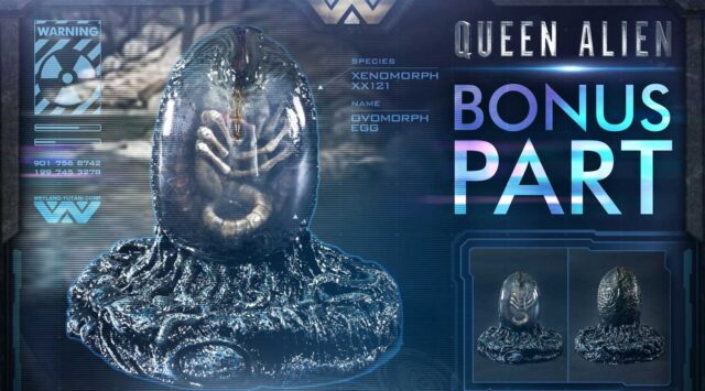 Prime 1 Studio opened preorders for an 86.8 kg Queen Alien statue
