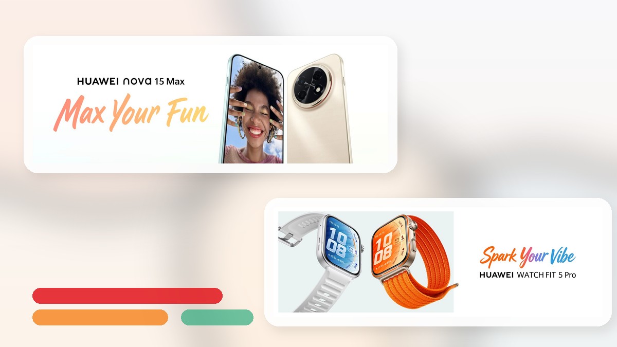 HUAWEI nova 15 Max and WATCH FIT 5 Pro