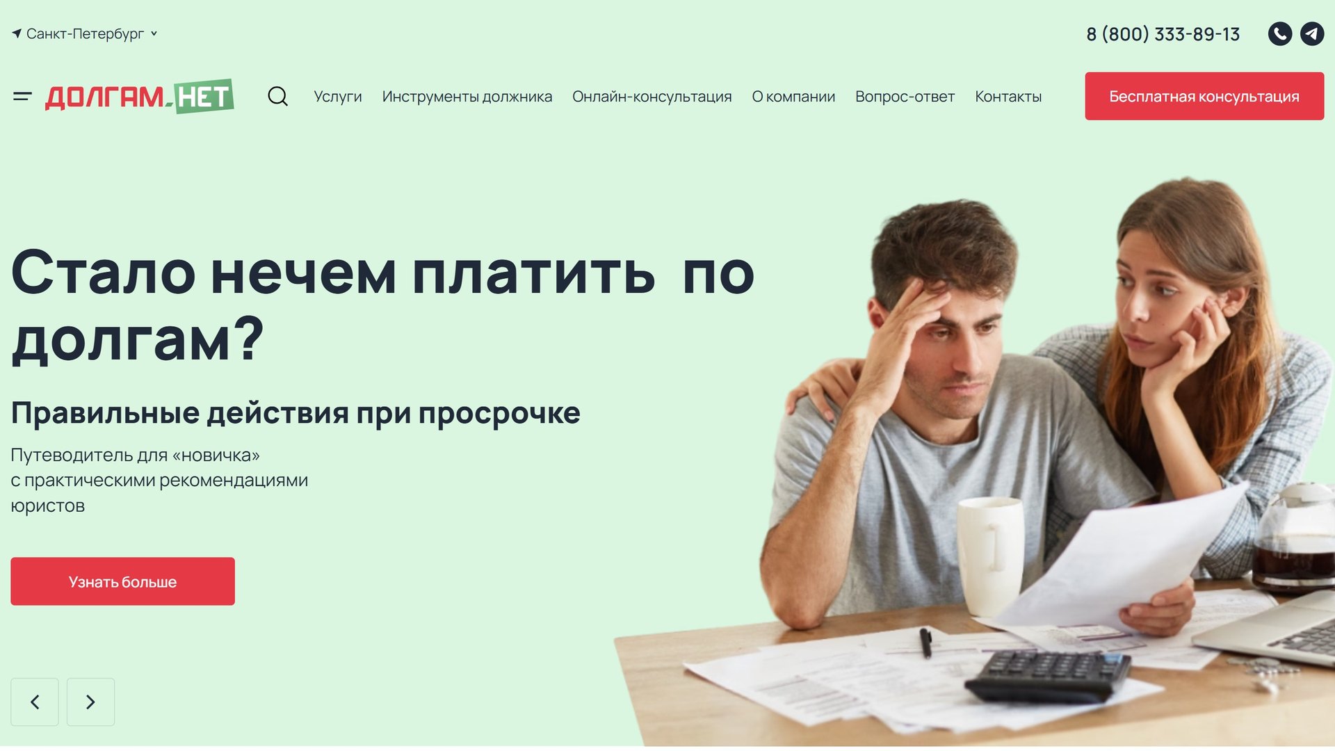 Сайт ДОЛГАМ.НЕТ