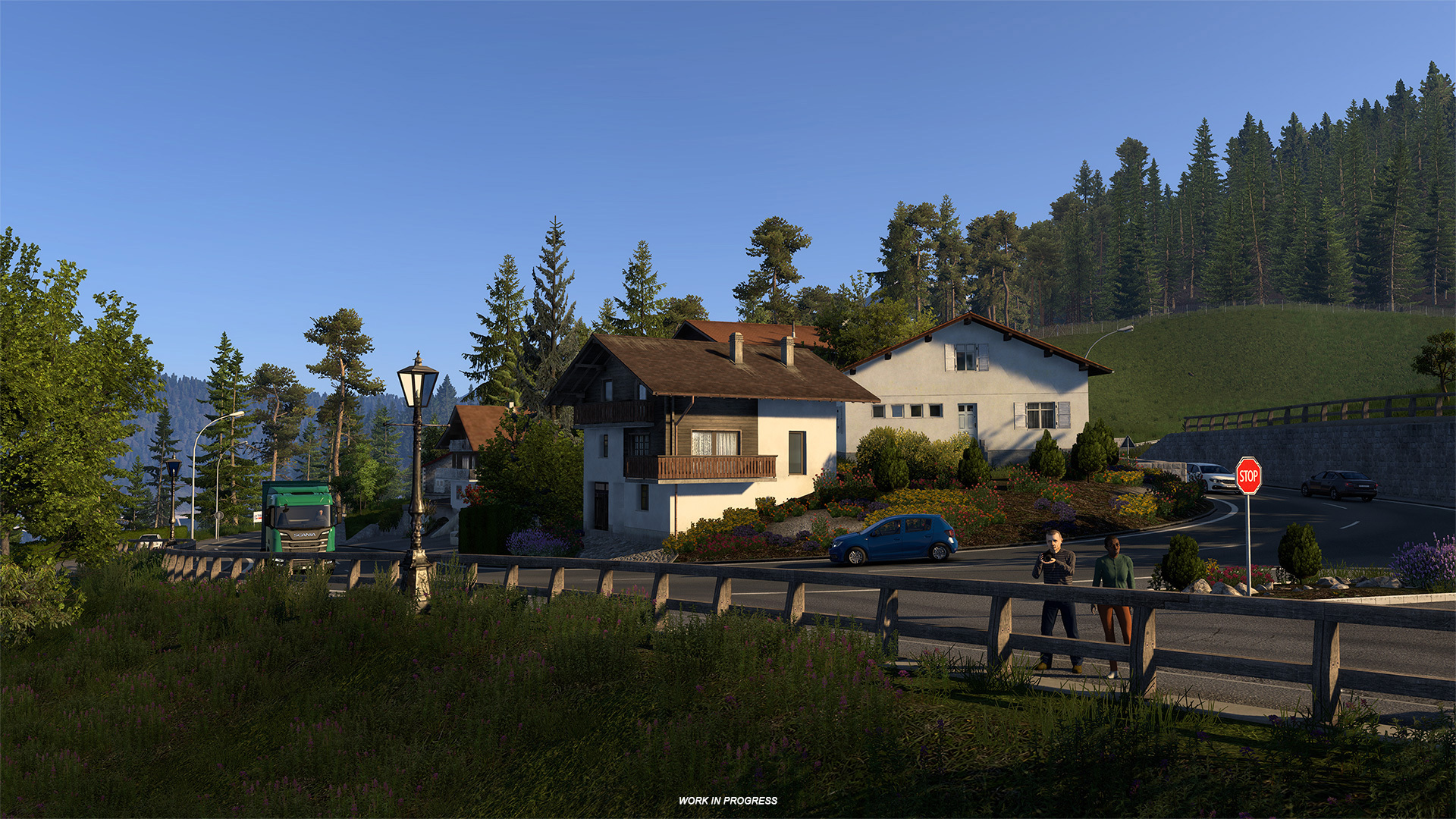 A9 route shown in the original SCS Software preview