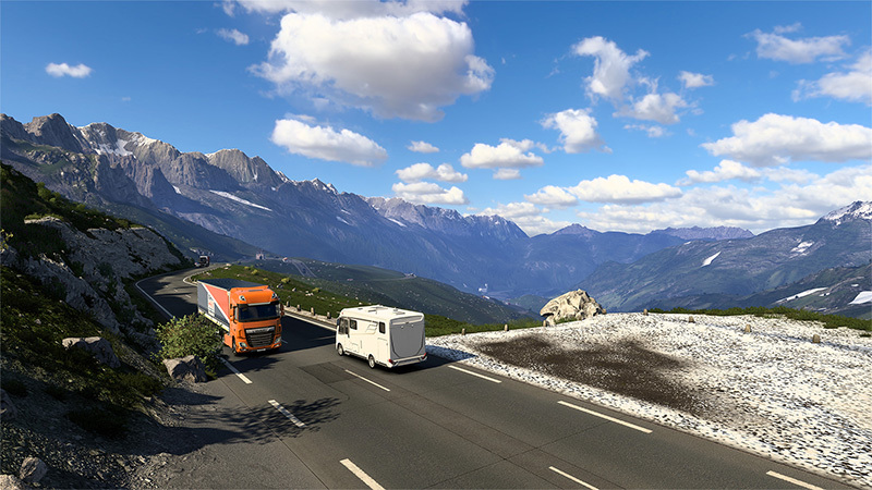 Switzerland A9 rework in Euro Truck Simulator 2