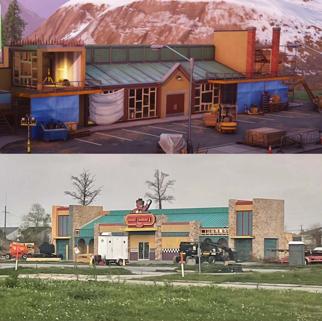 Map changes hinting at FNAF in Fortnite