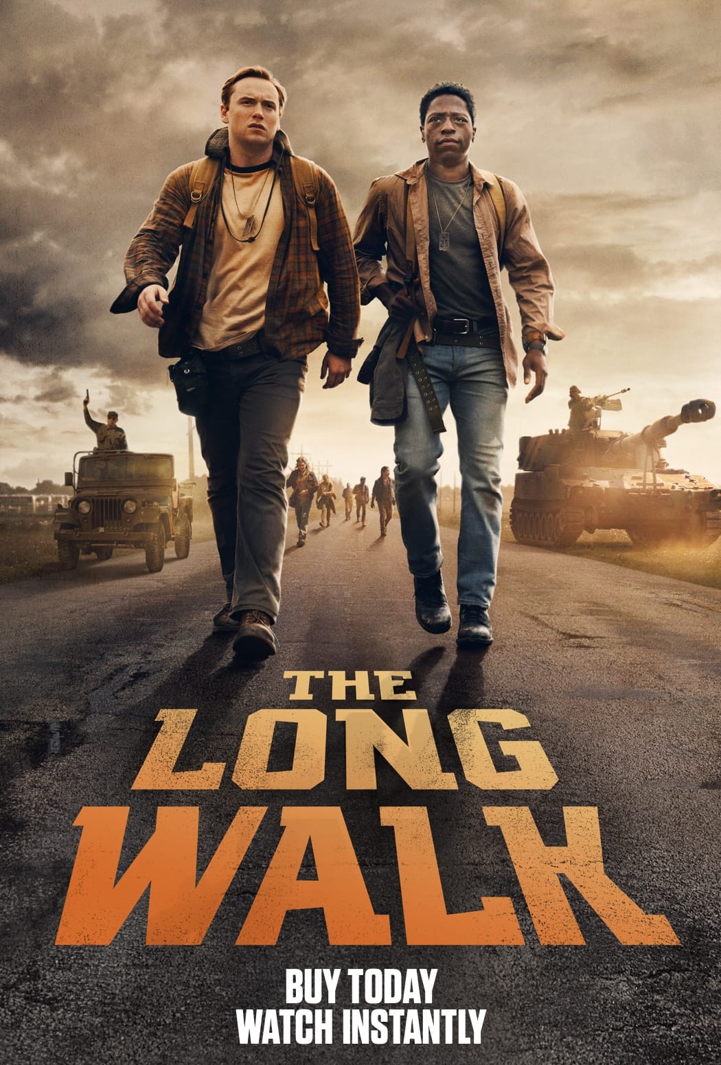 Official poster for The Long Walk directed by Francis Lawrence