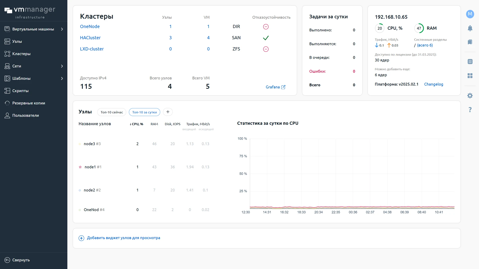 Медицинские системы Томской области перенесли на VMmanager