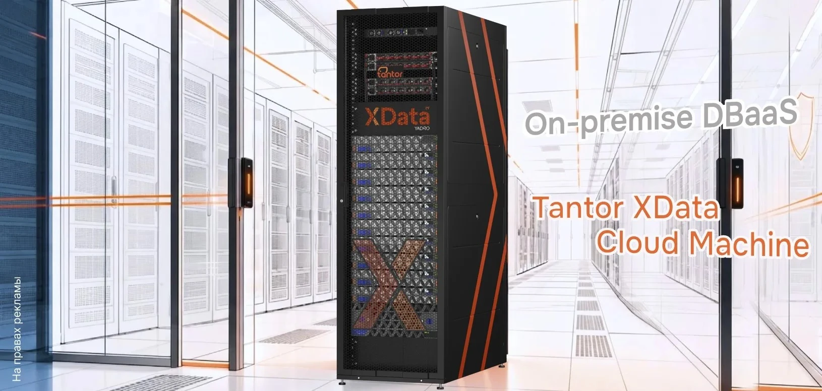 Стойка Tantor XData для частной инфраструктуры DBaaS