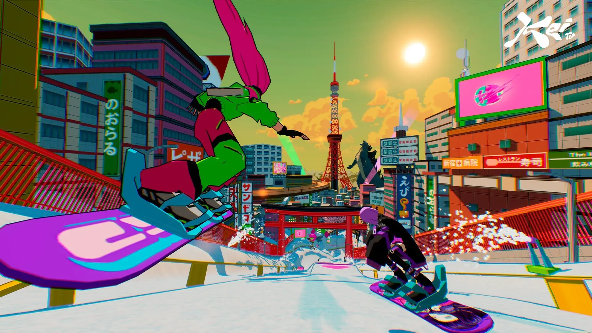 HYPERyuki Snowboard Syndicate gameplay